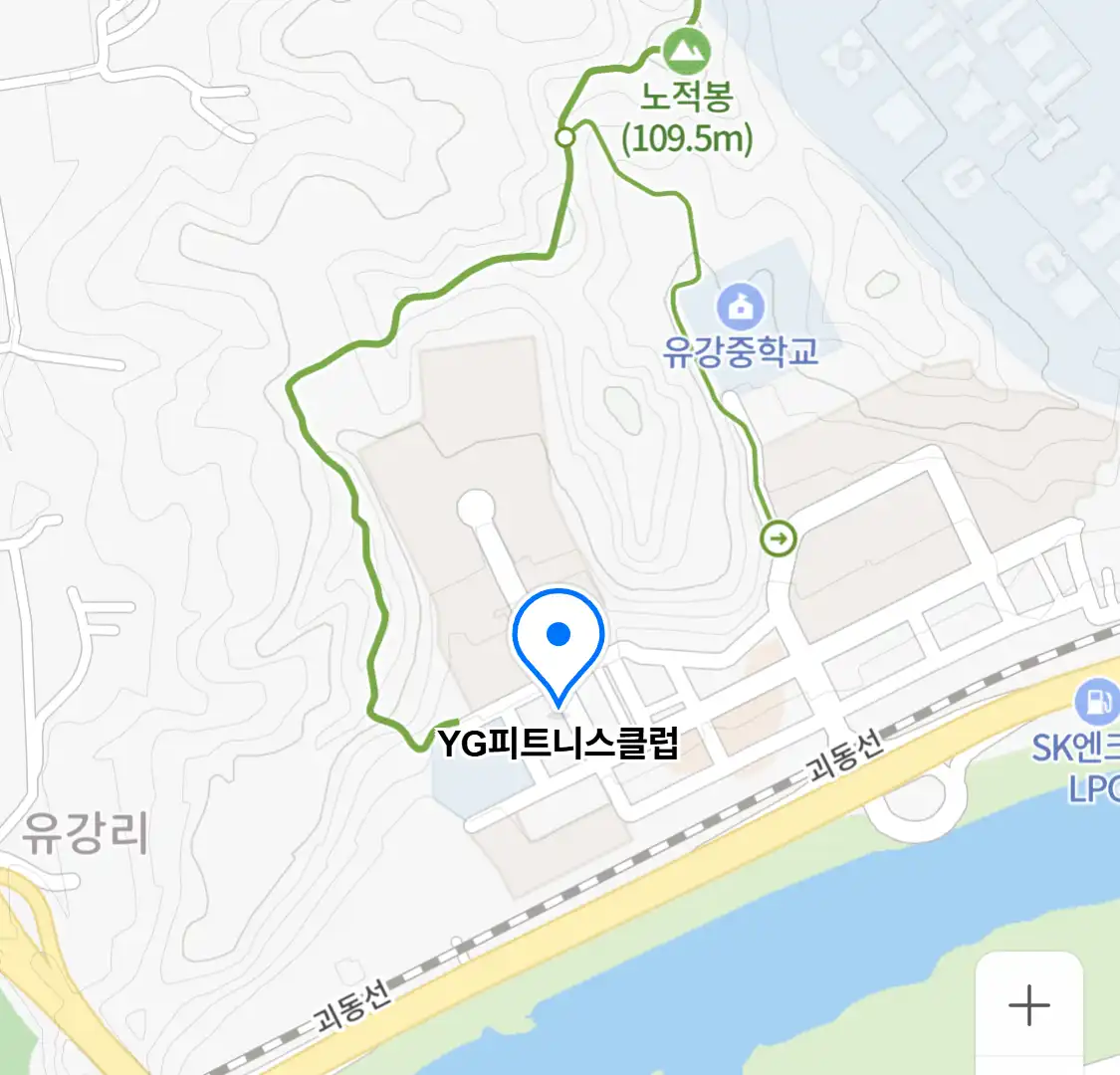 YG피트니스클럽 위치