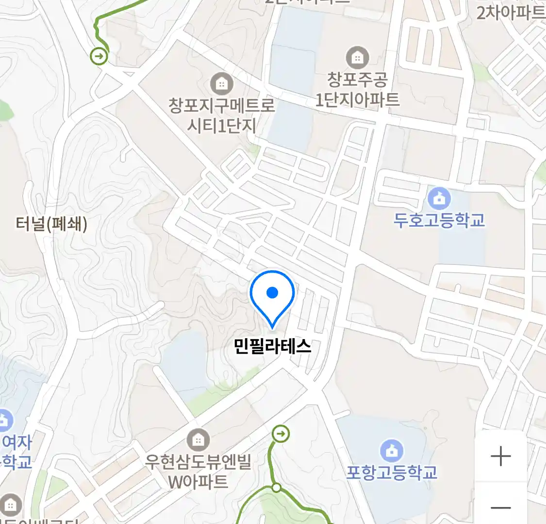 민필라테스 위치