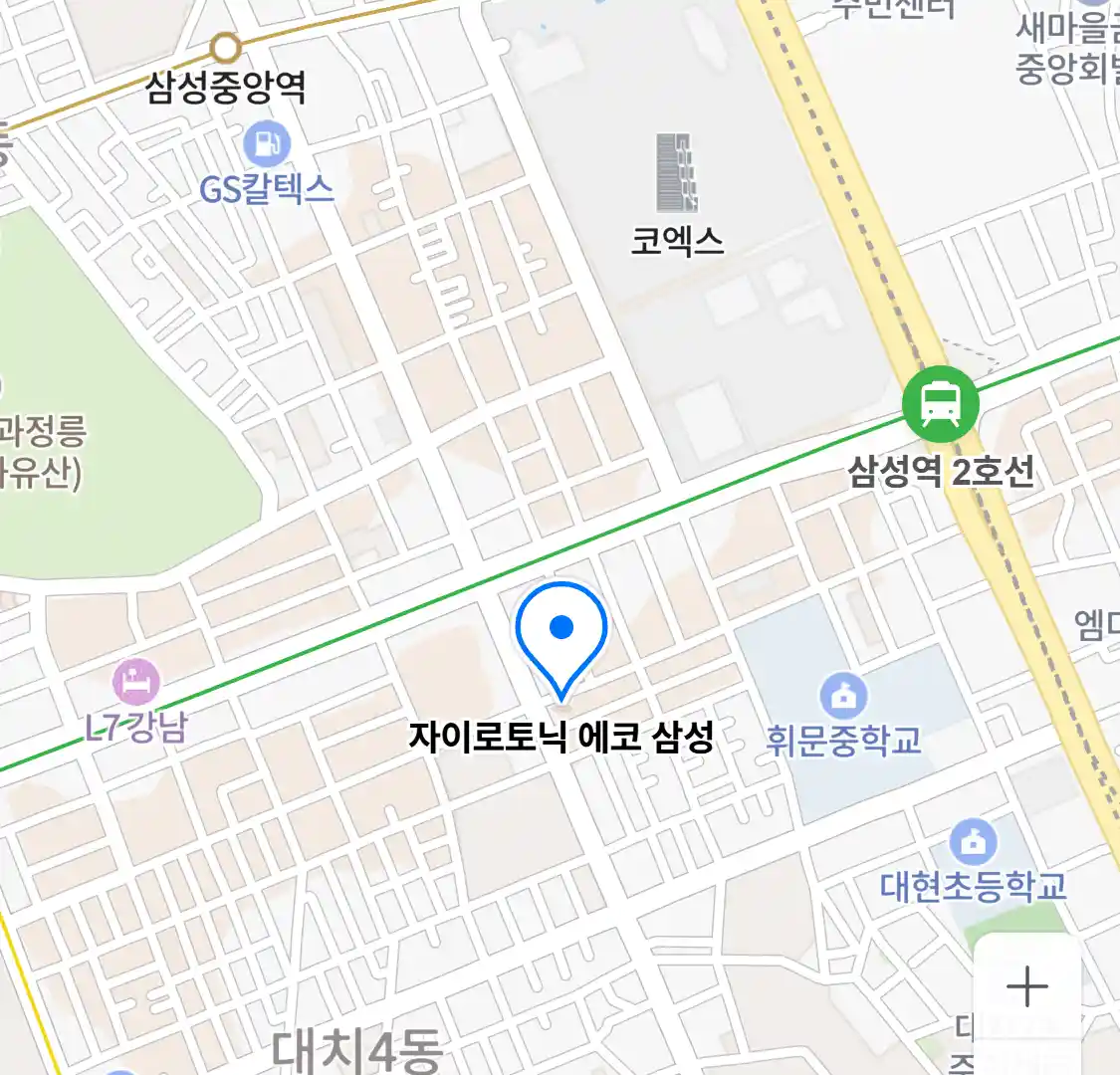 자이로토닉 에코 삼성 위치