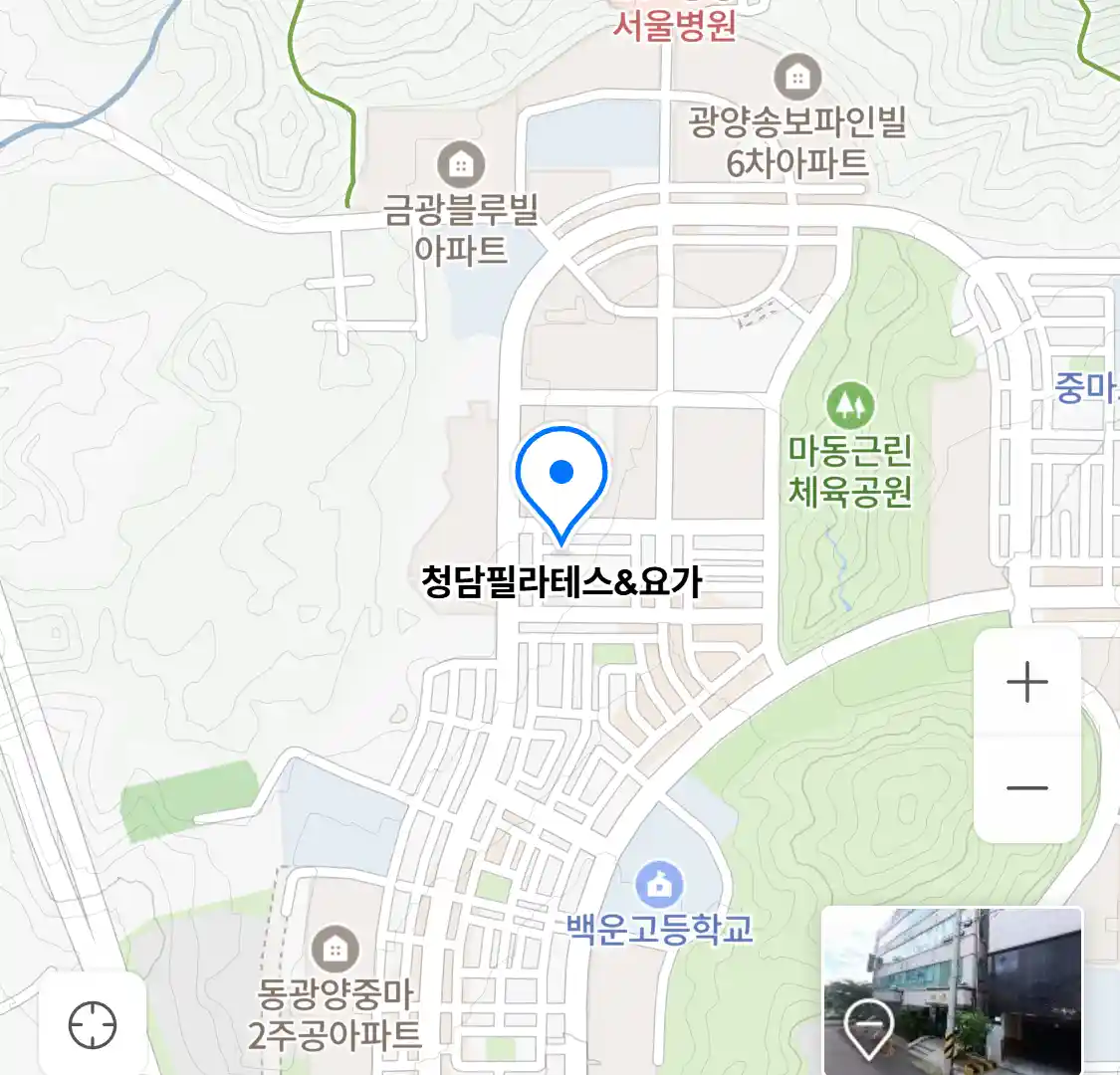 청담필라테스&요가 위치