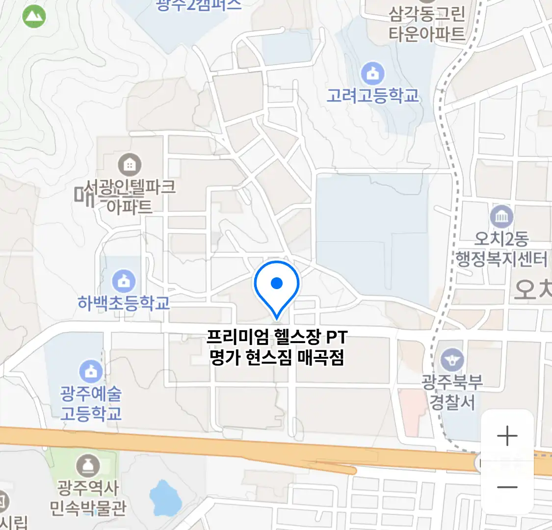 프리미엄 헬스장 PT 명가 현스짐 매곡점 위치