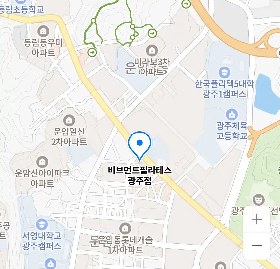 비브먼트필라테스 광주점 위치