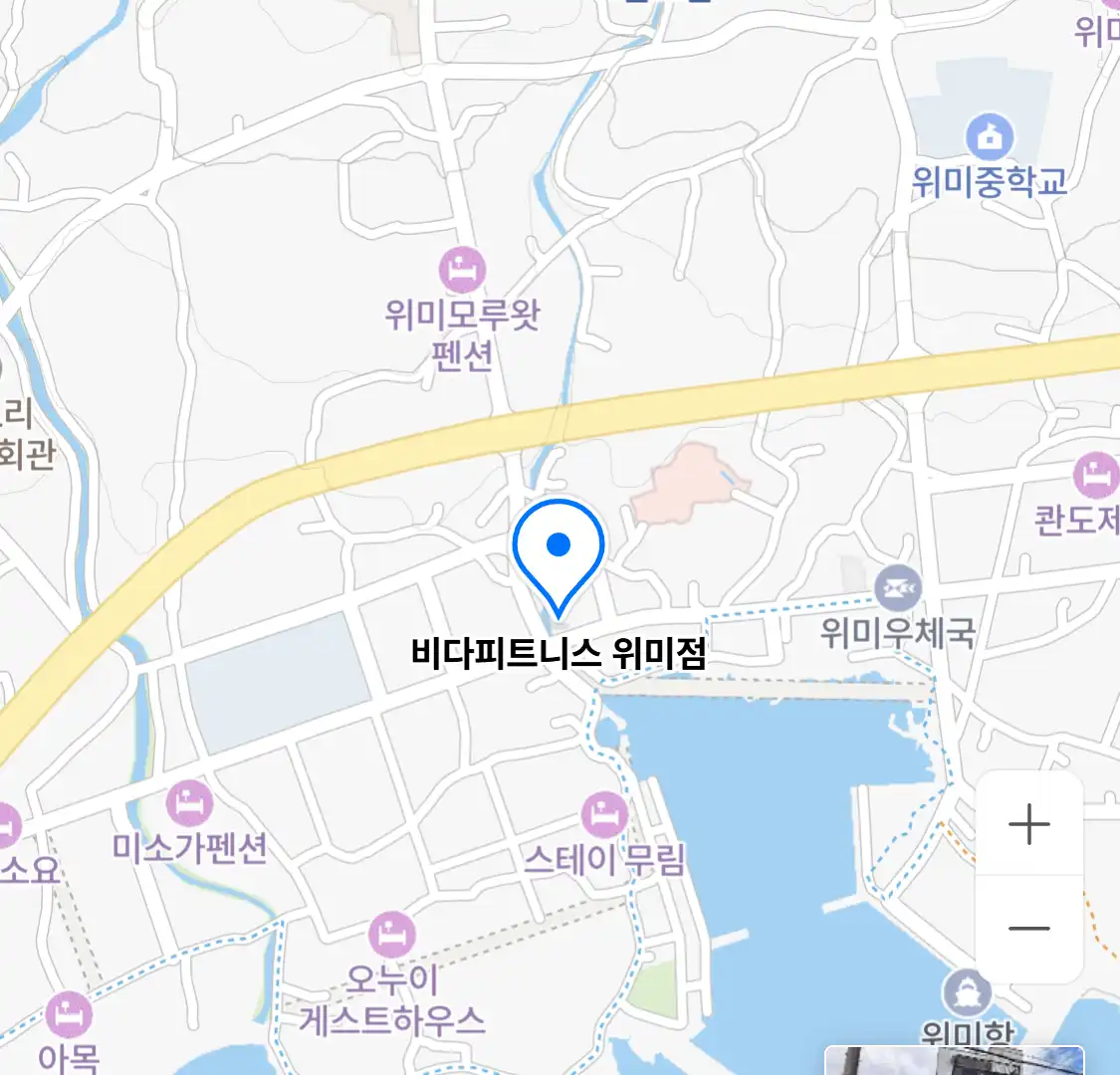 비다피트니스 위미점 위치