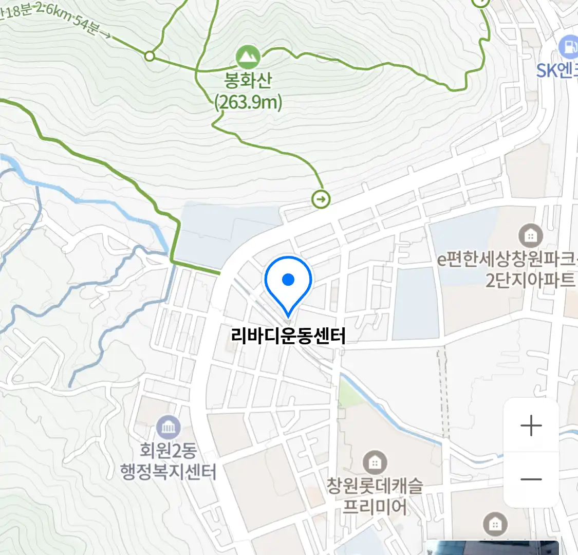 리바디운동센터 위치
