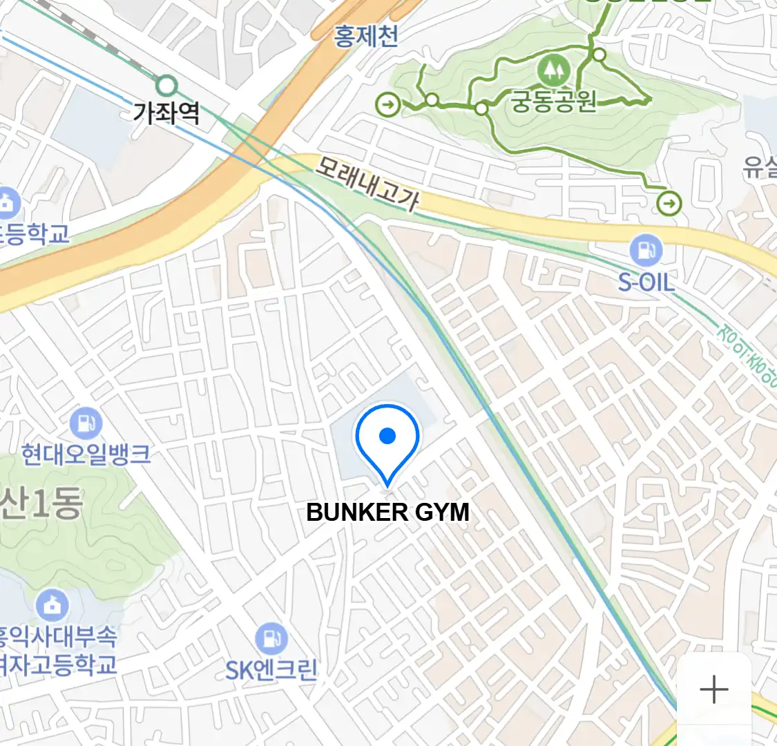 BUNKER GYM 위치
