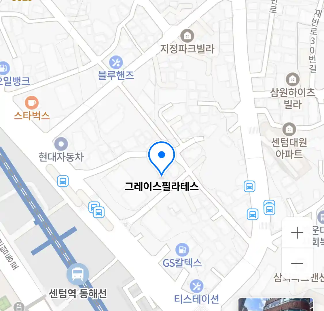 그레이스필라테스 지도