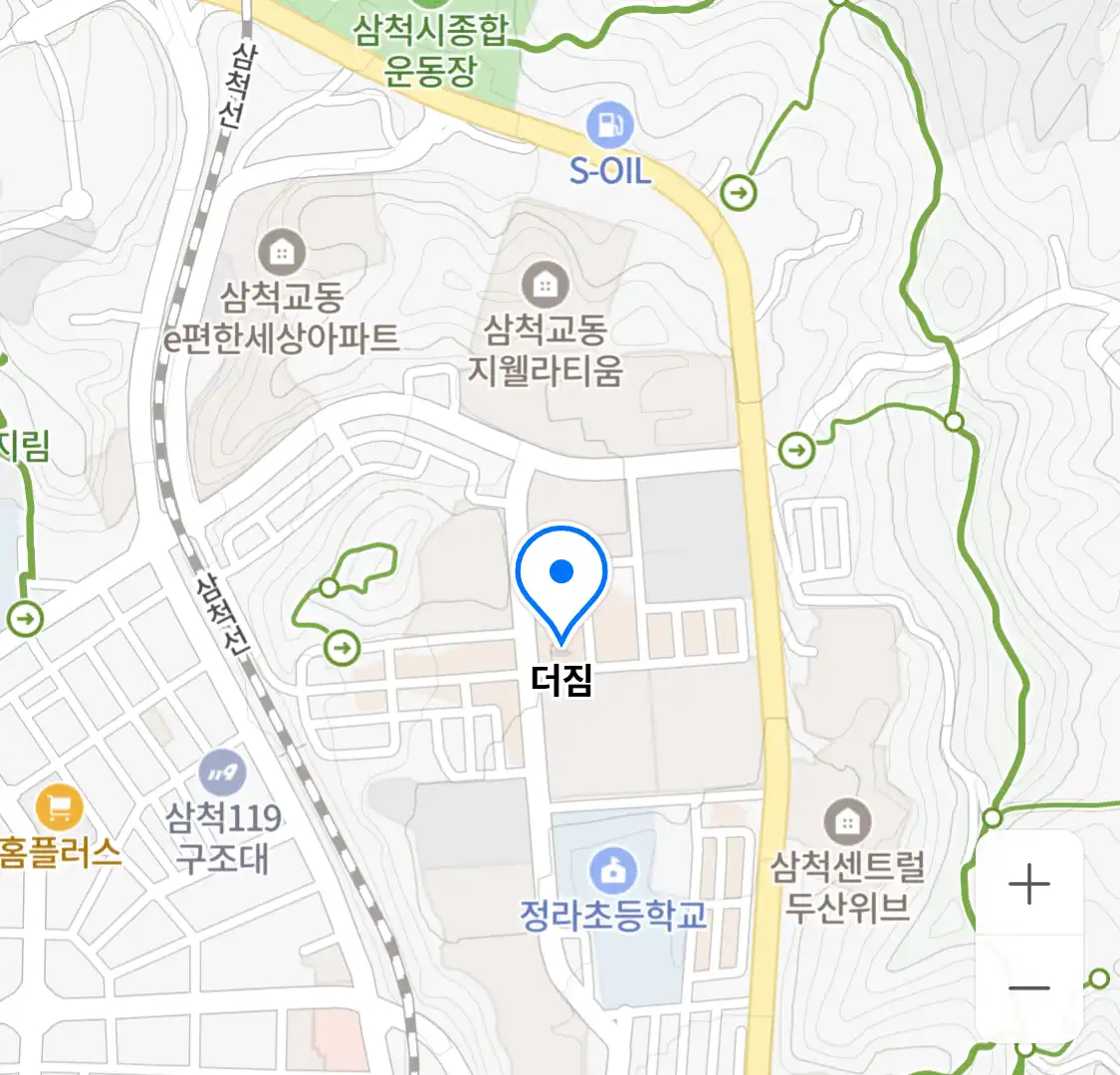 더짐 위치