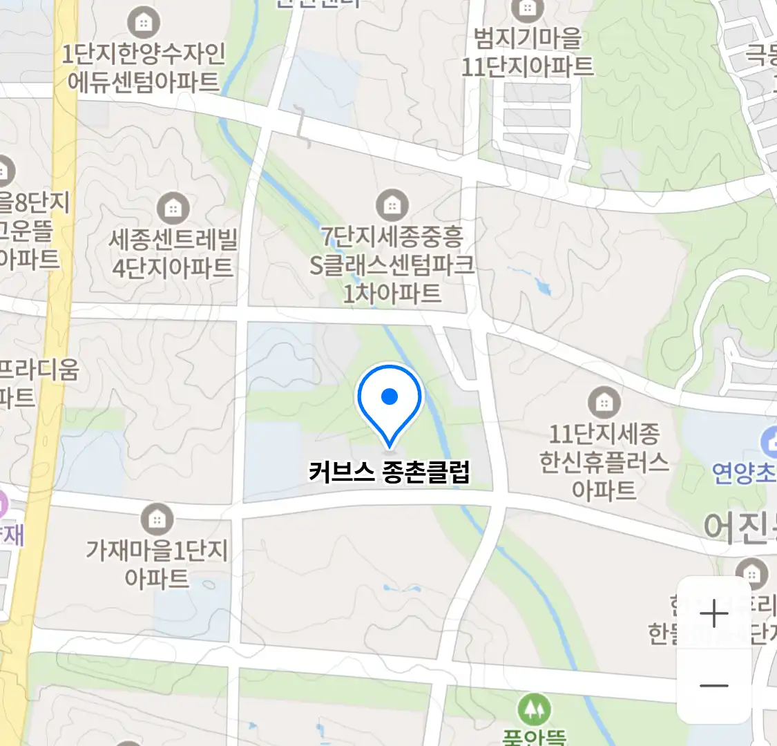 커브스 종촌클럽 위치