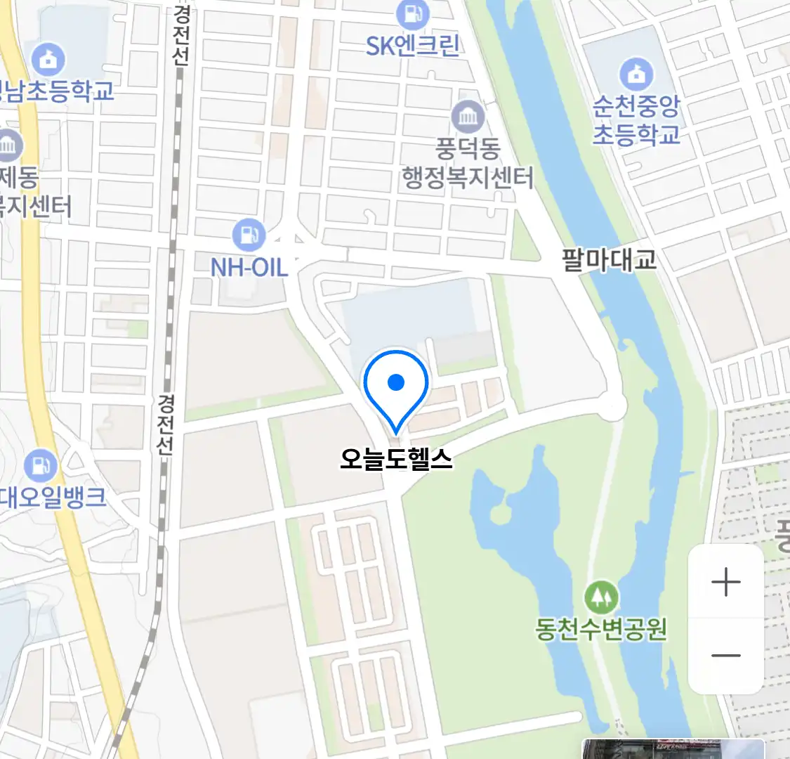 오늘도헬스 위치