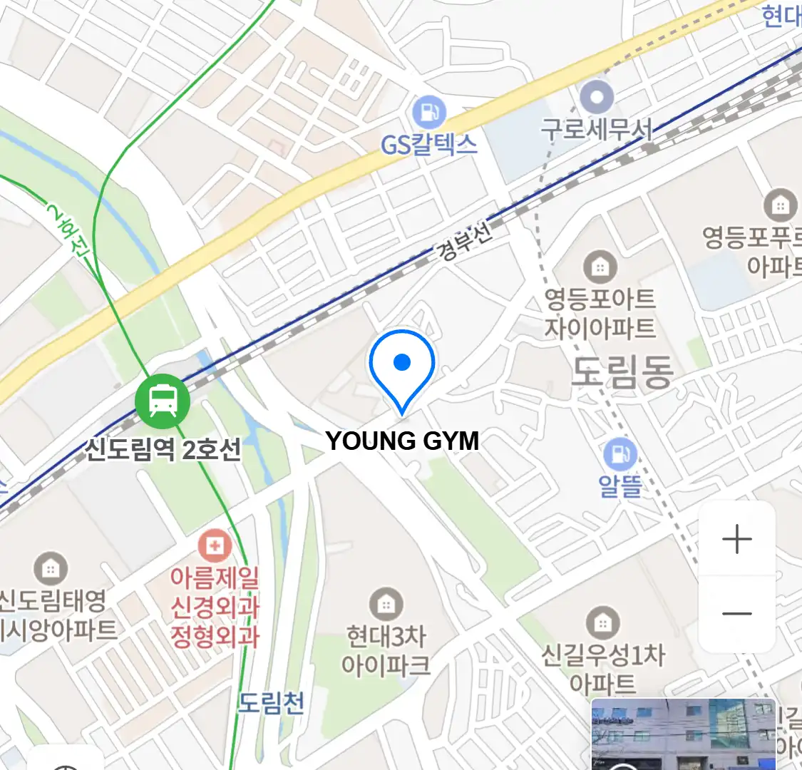 YOUNG GYM 위치