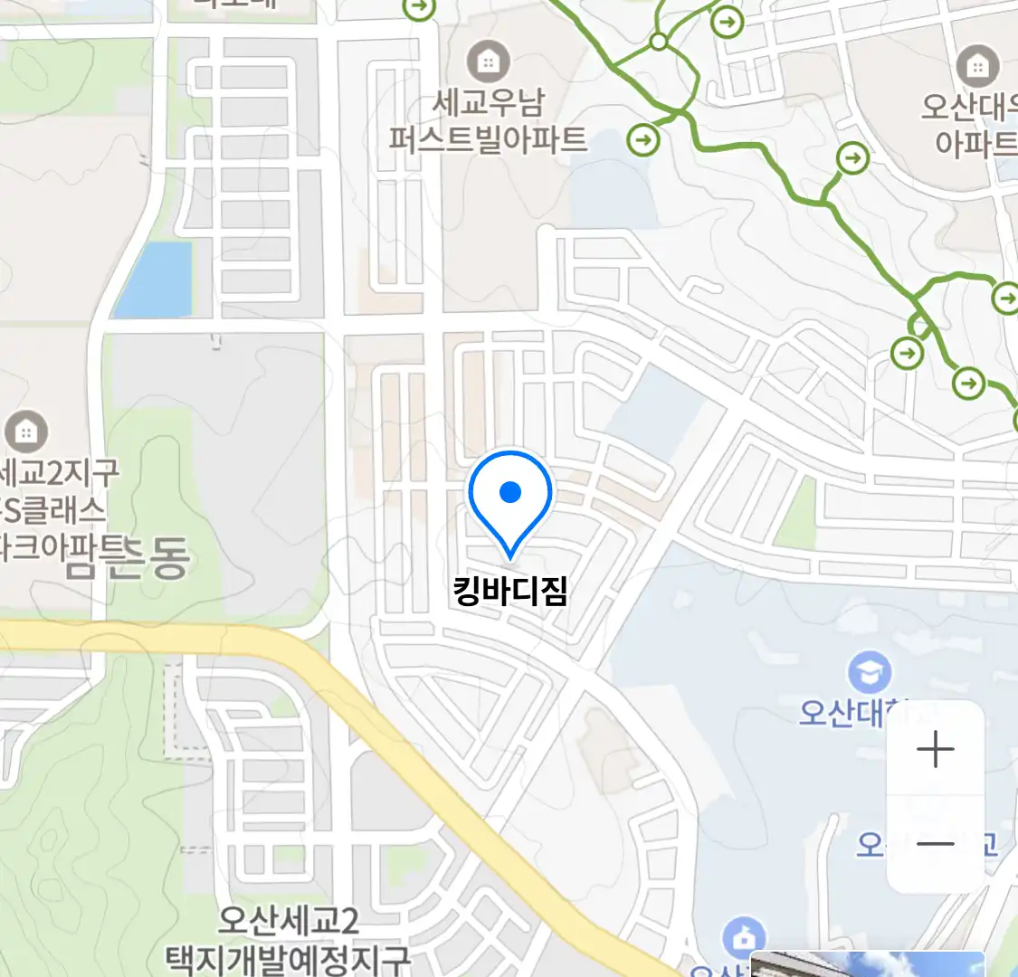 킹바디짐 위치