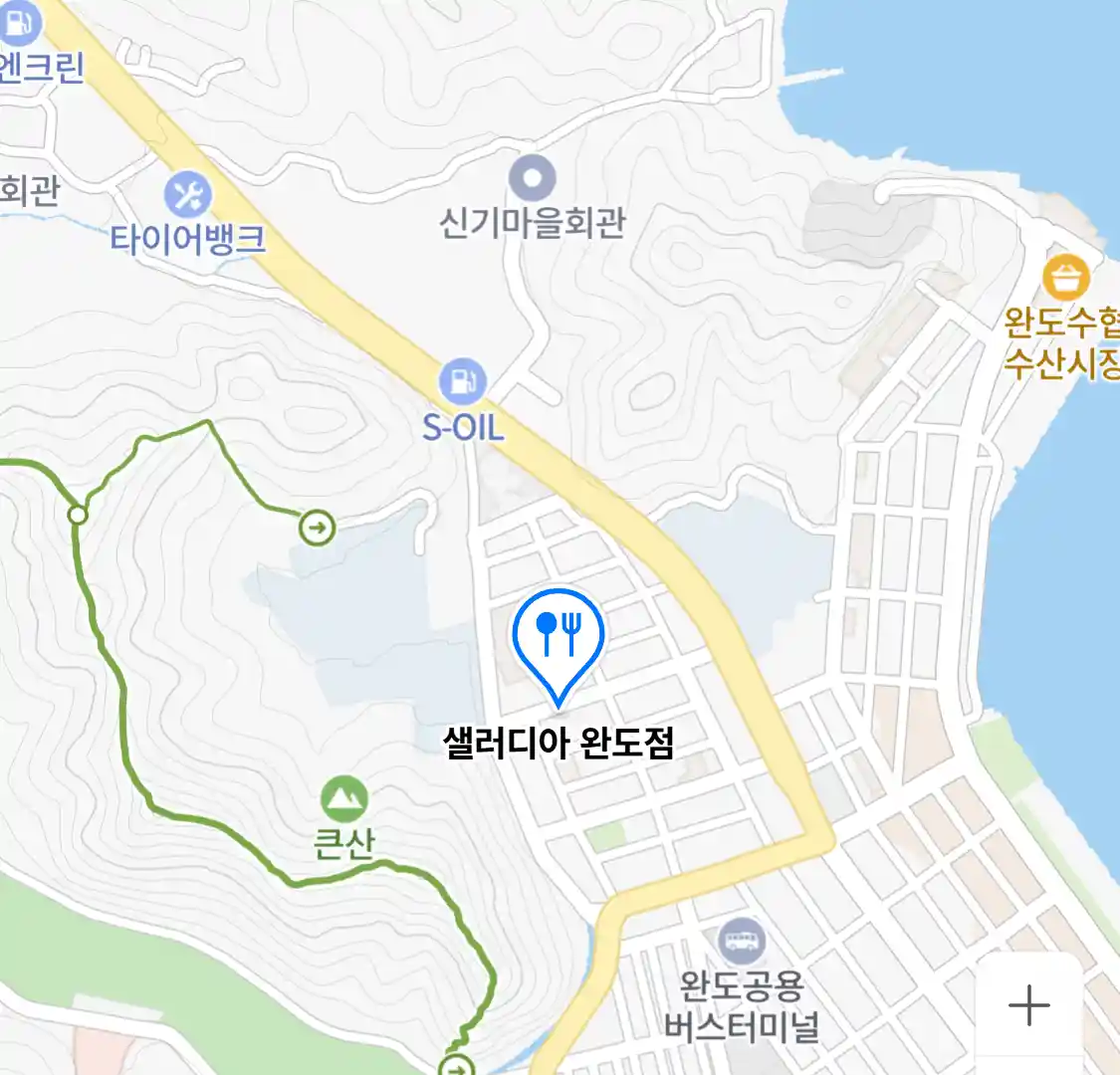 샐러디아 완도점
