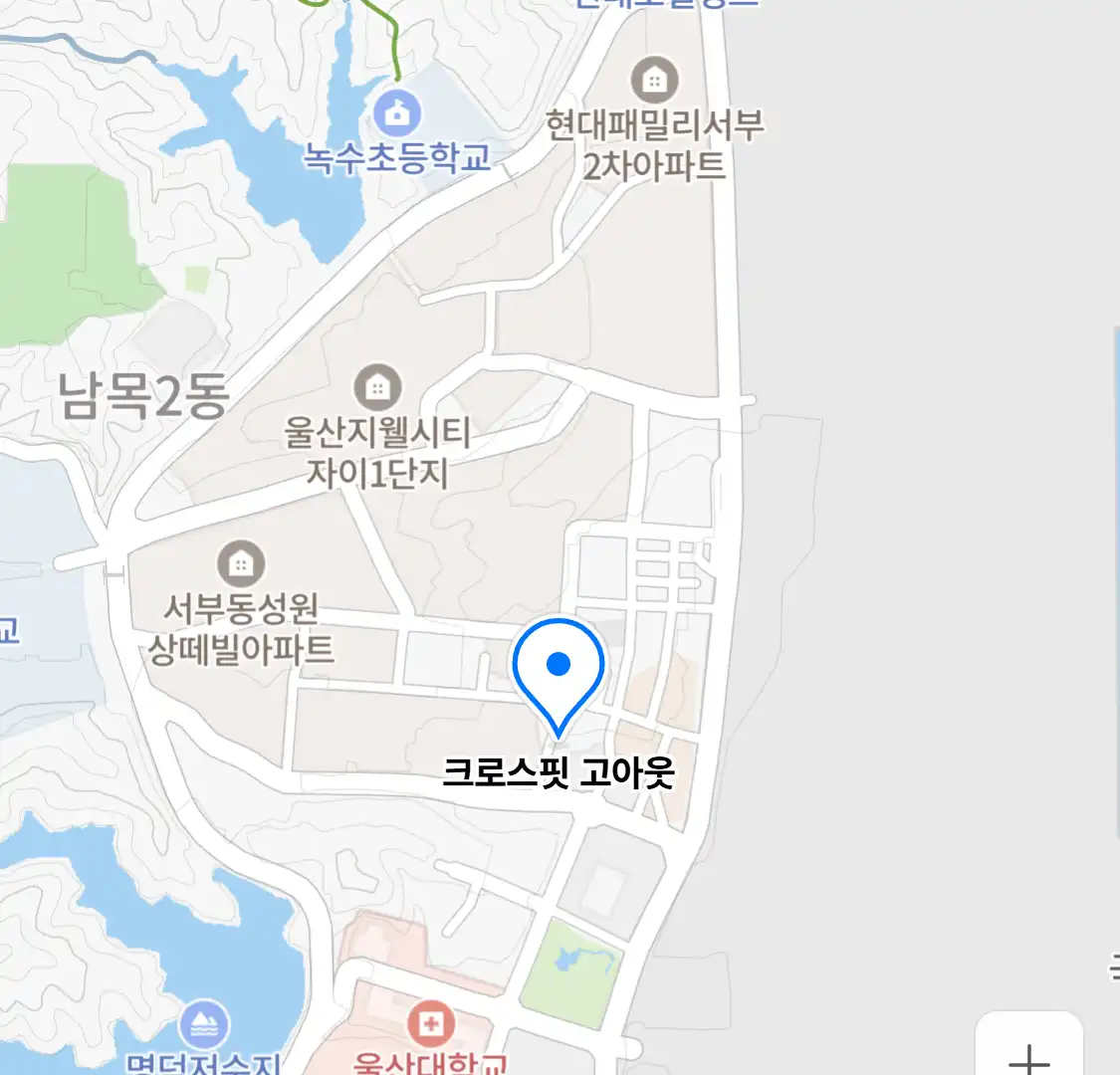크로스핏 고아웃 위치