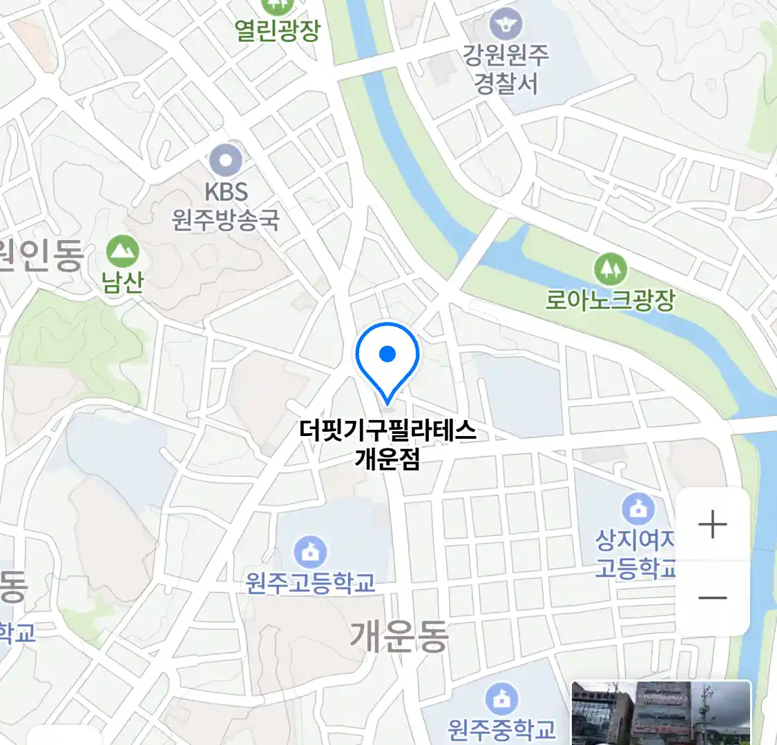 더핏기구필라테스 개운점 위치