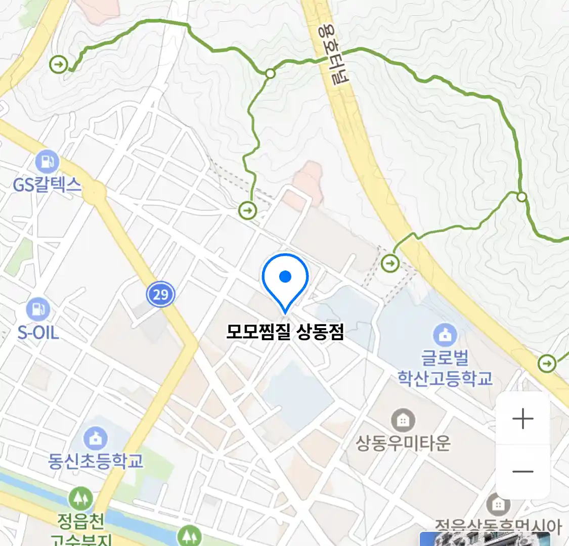 모모찜질 상동점