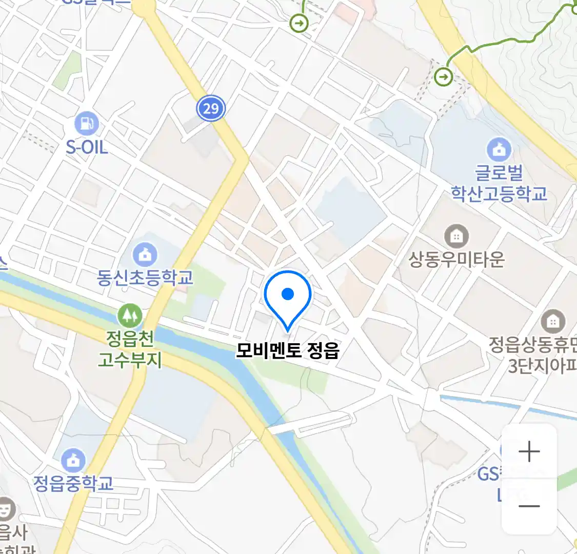 모비멘토 정읍 위치
