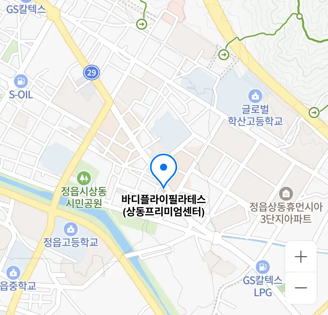 바디플라이필라테스(상동프리미엄센터) 위치