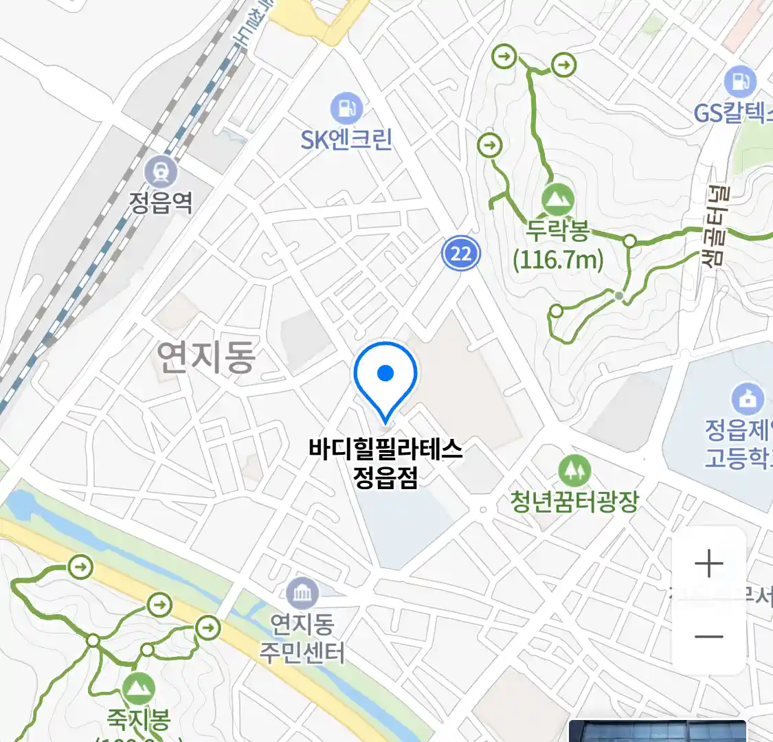 바디힐필라테스 정읍점 위치
