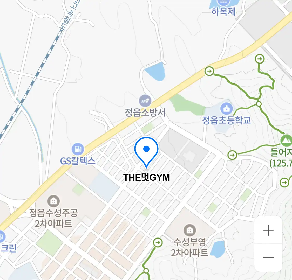 THE멋GYM 위치