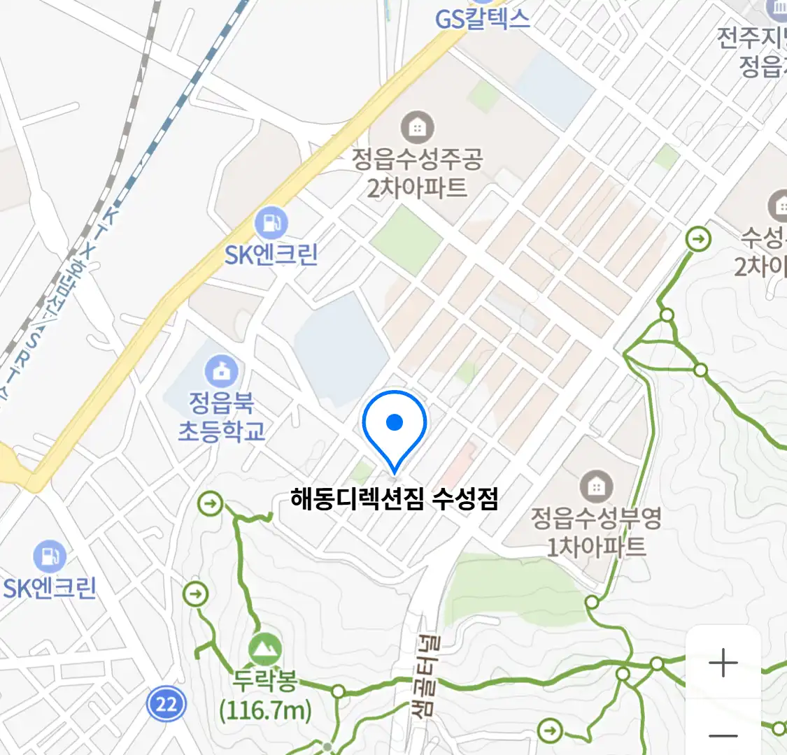 해동디렉션짐 수성점 위치