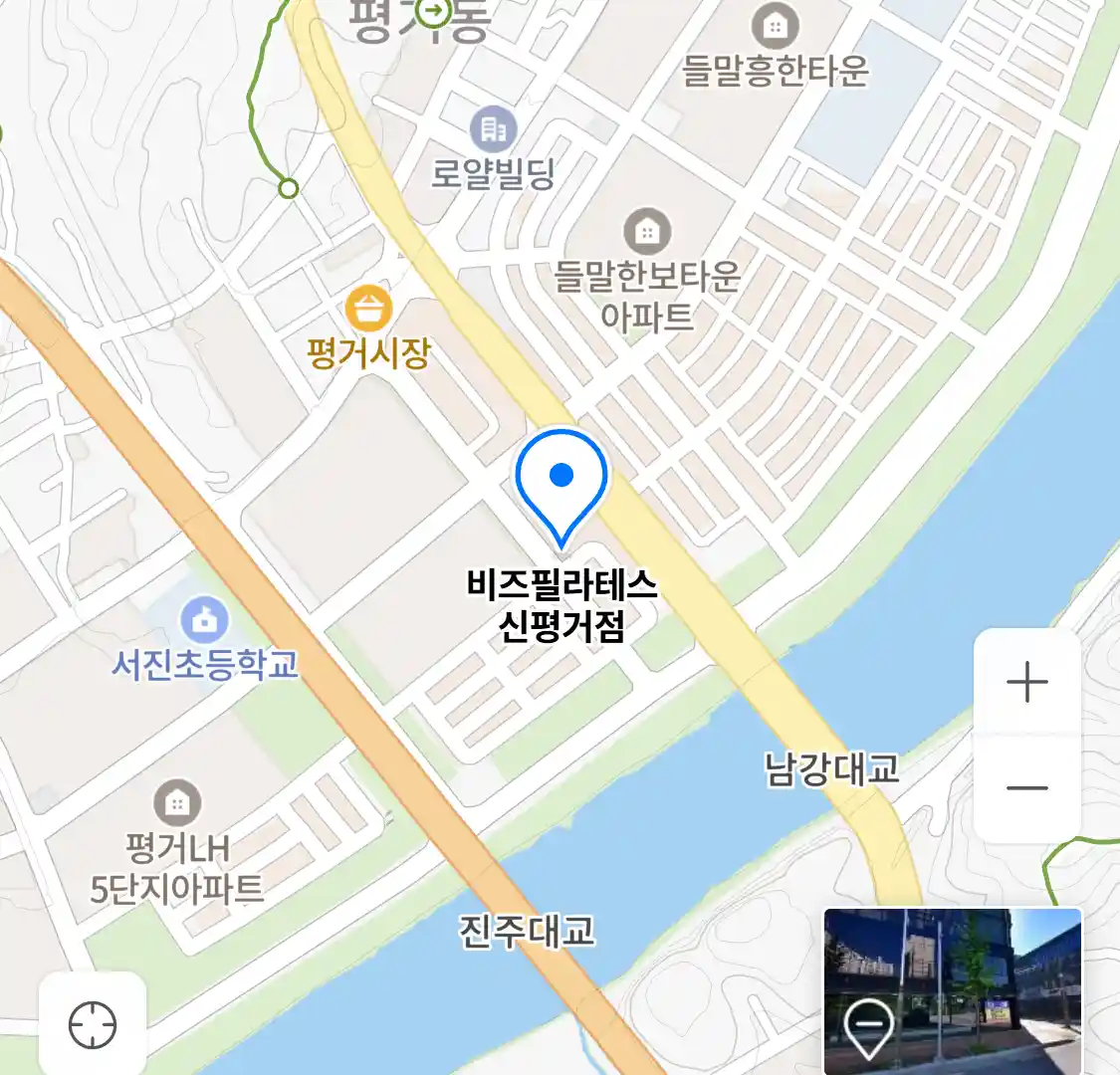비즈필라테스 신평거점 위치