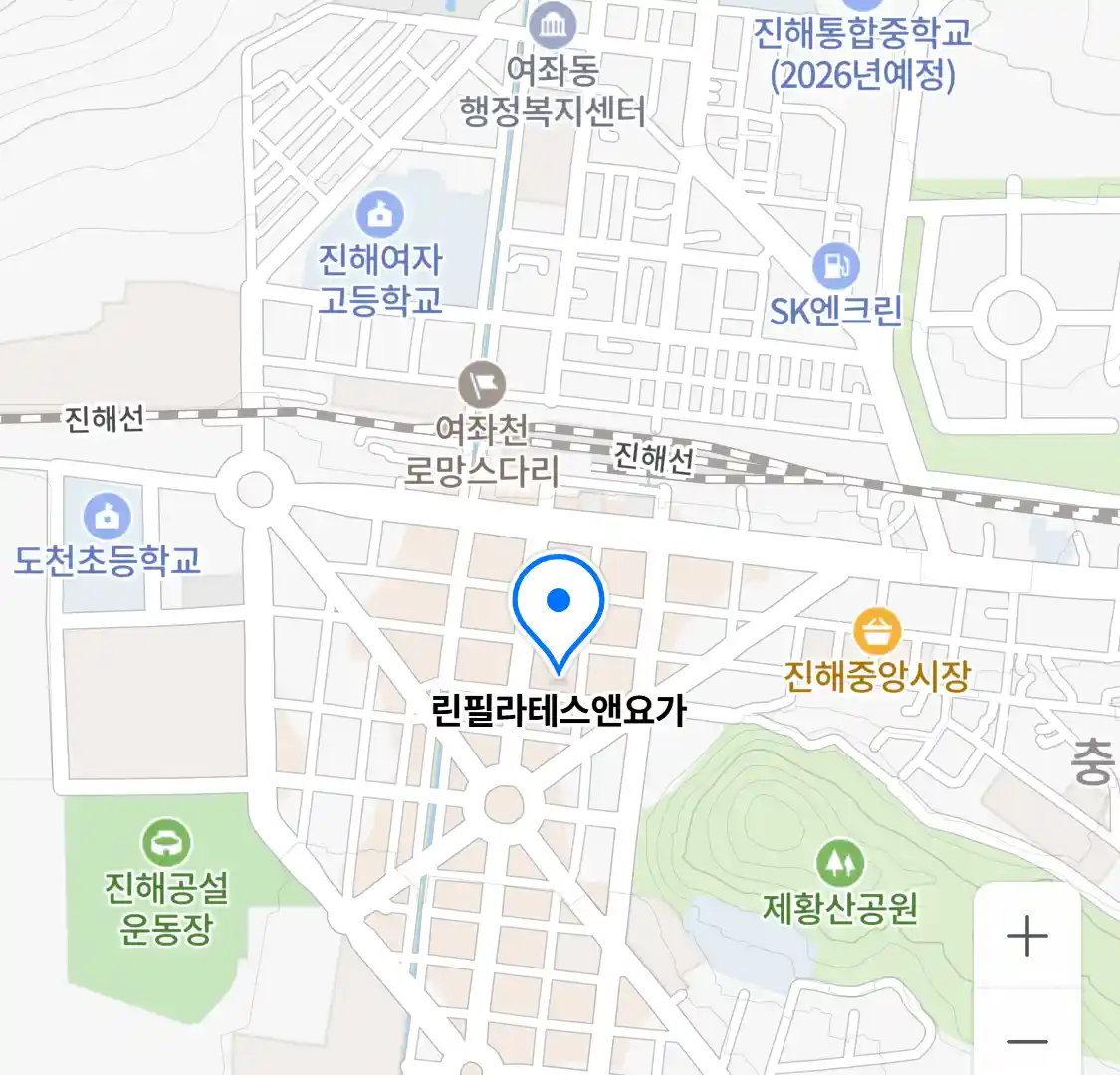 린필라테스앤요가 위치