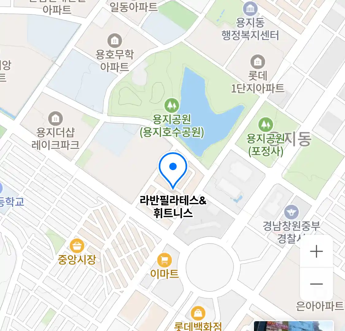 라반필라테스&휘트니스 위치