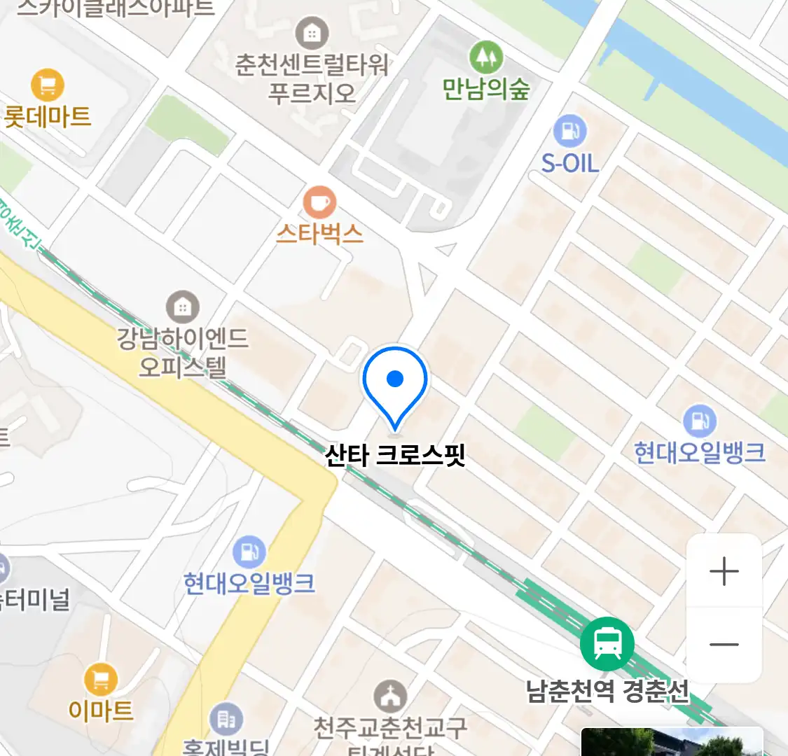 산타 크로스핏 위치