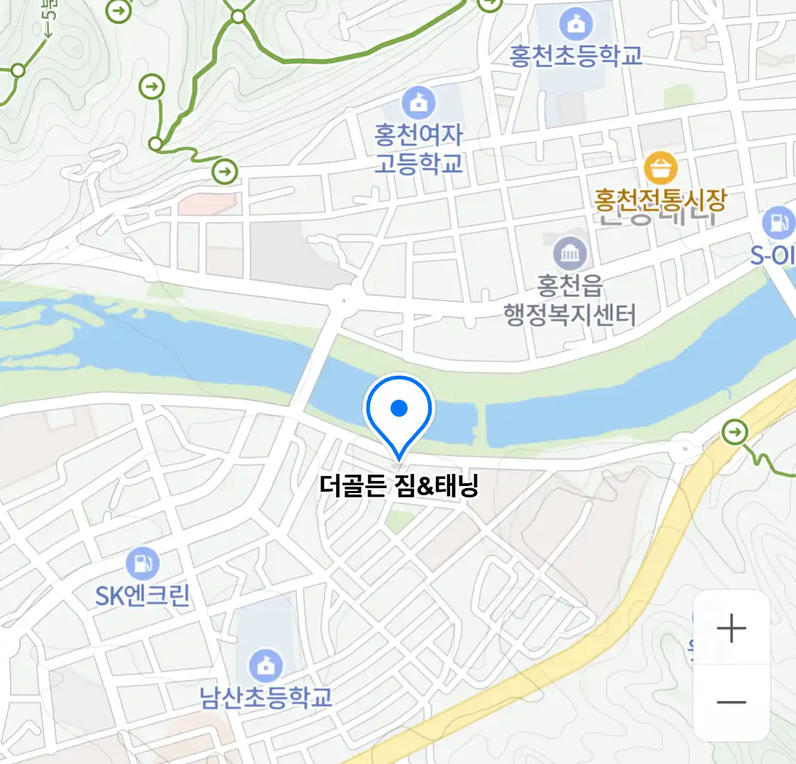 더골든 짐&태닝 위치