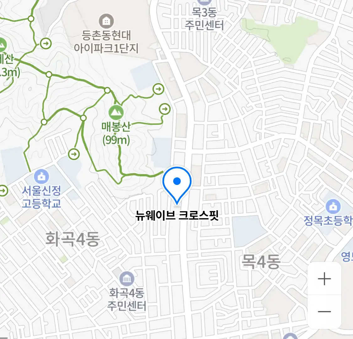 뉴웨이브 크로스핏 위치