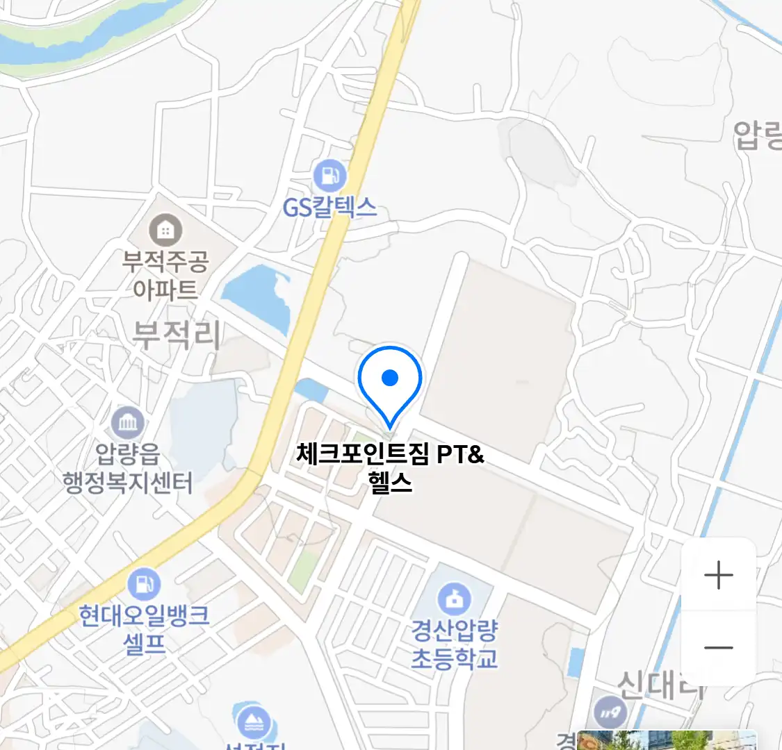 체크포인트짐 PT&헬스 위치