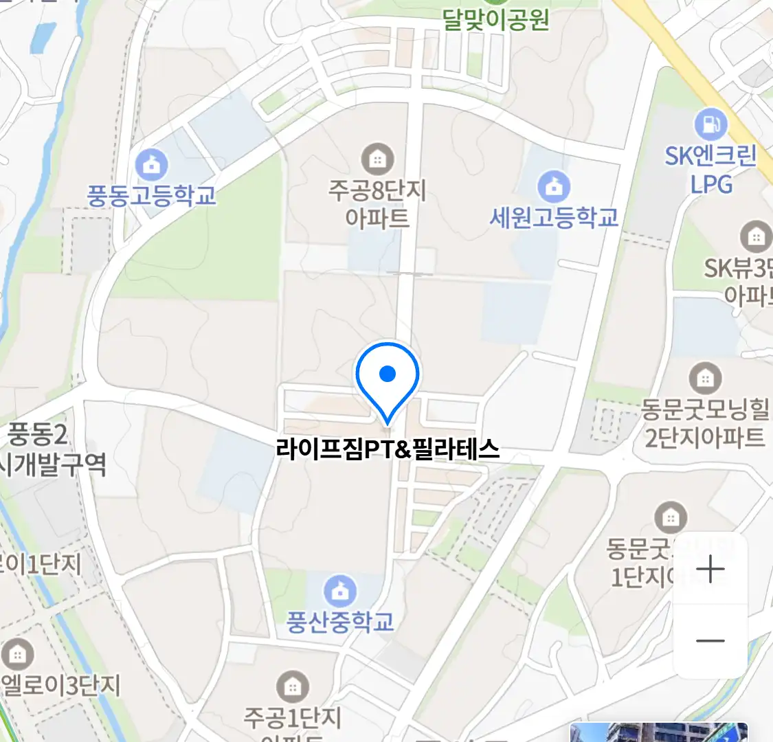 라이프짐PT&필라테스 위치