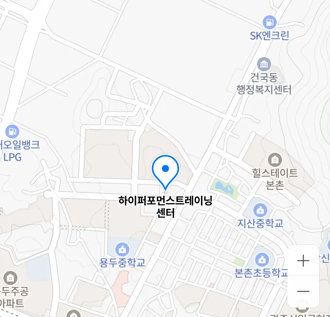 하이퍼포먼스트레이닝센터 위치