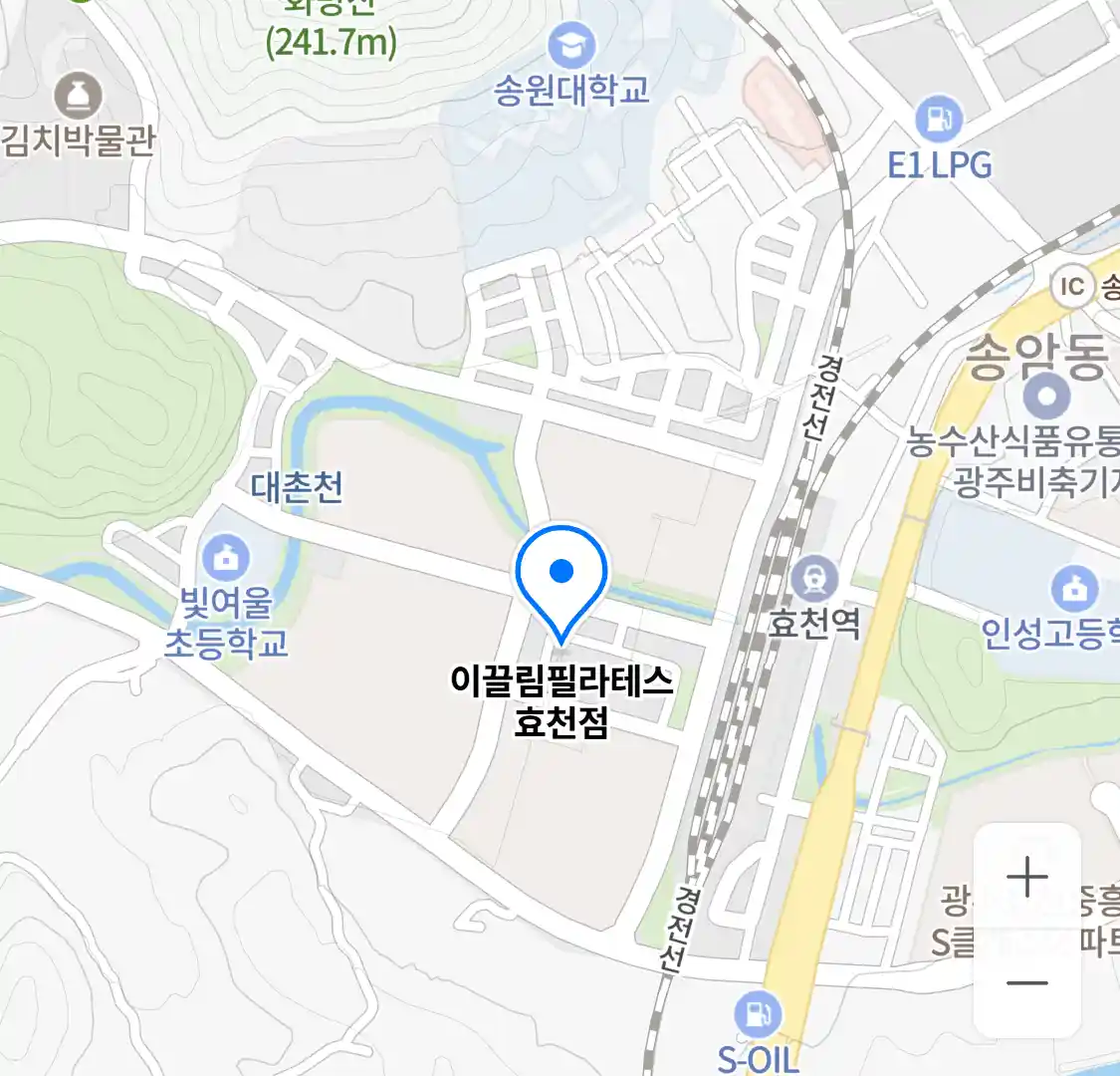이끌림필라테스 효천점 위치