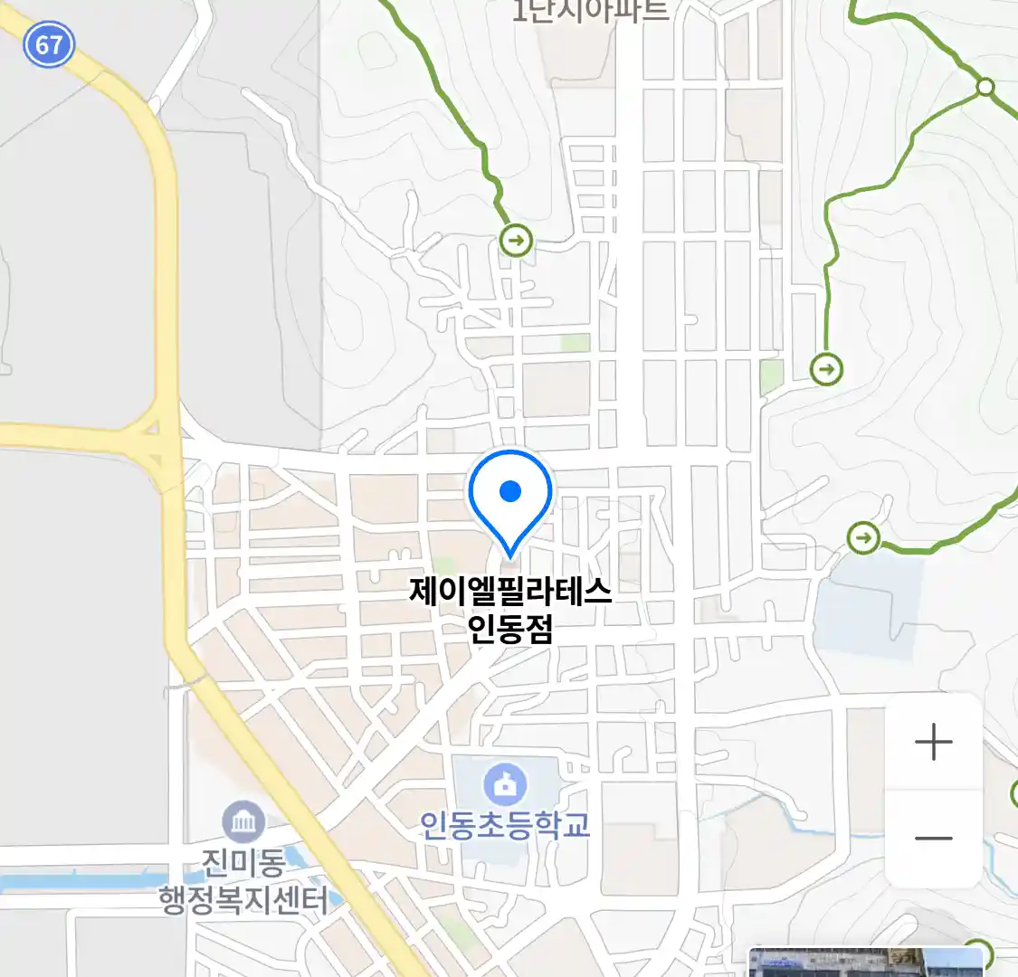 제이엘필라테스 인동점 위치