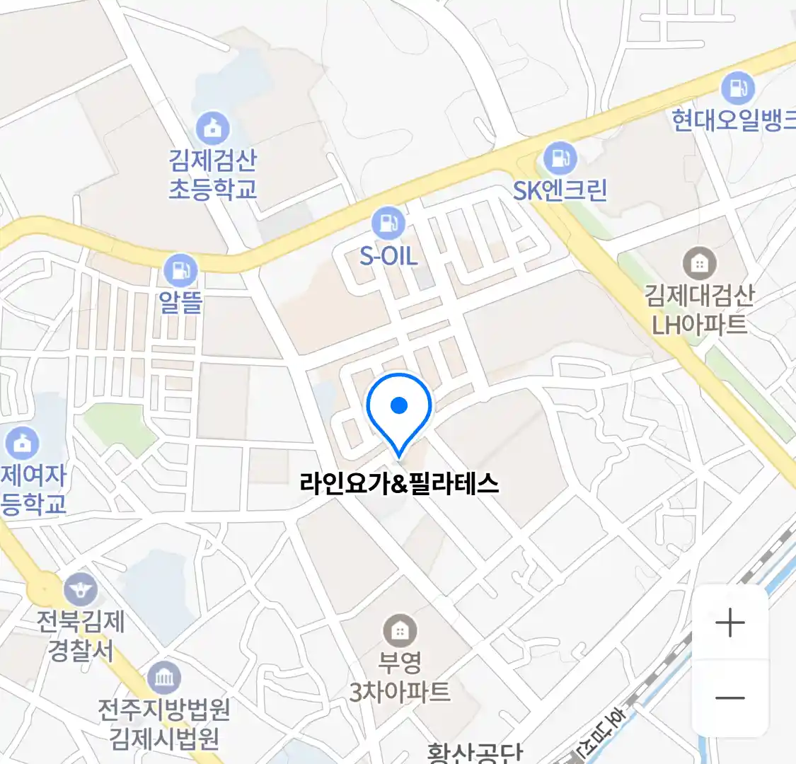 라인요가&필라테스 위치