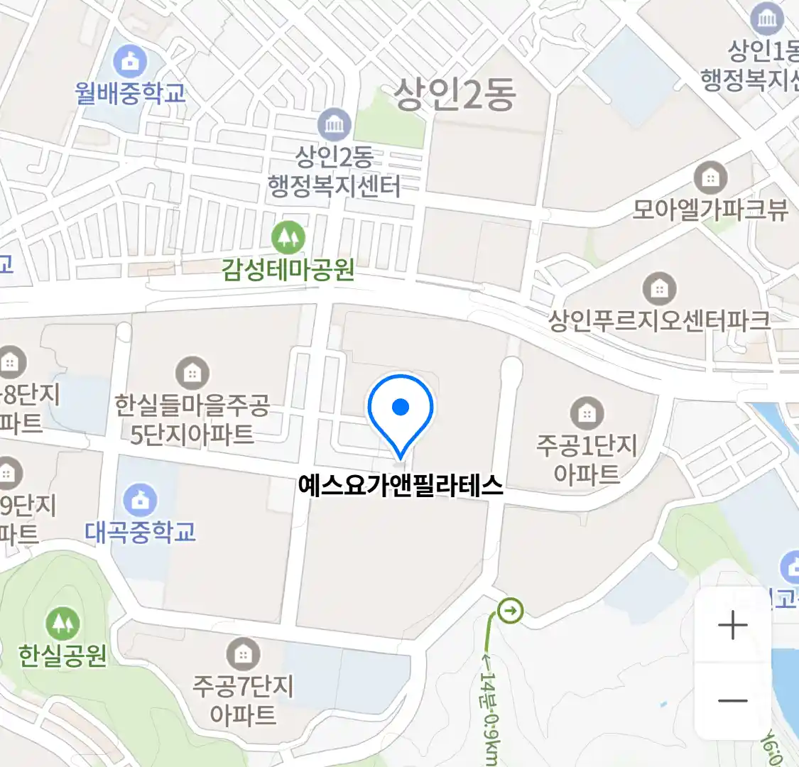 예스요가앤필라테스 위치