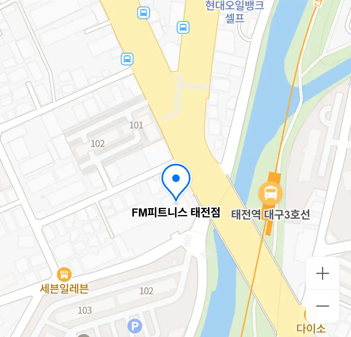 FM피트니스 태전점 위치