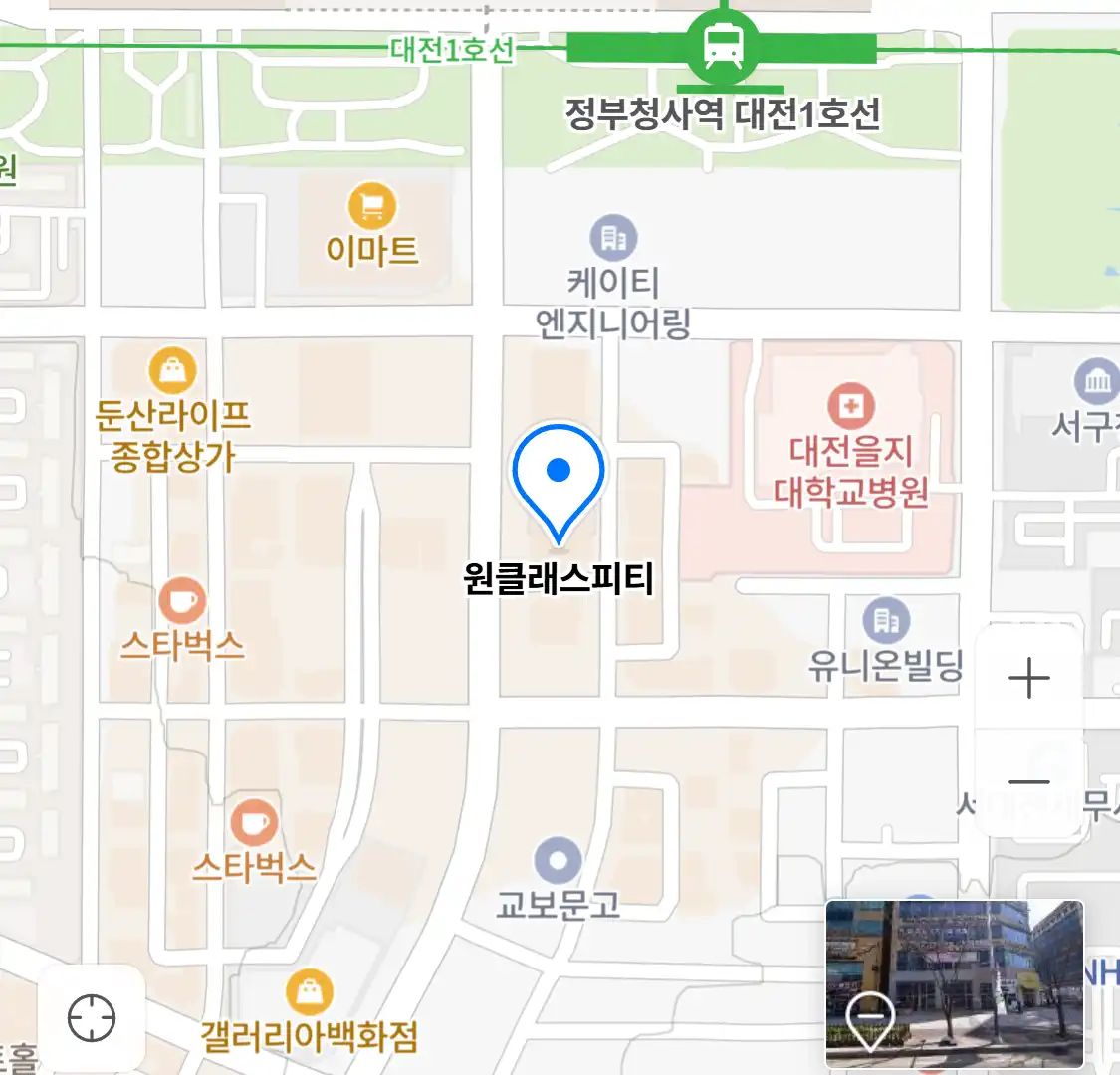 원클래스피티 위치