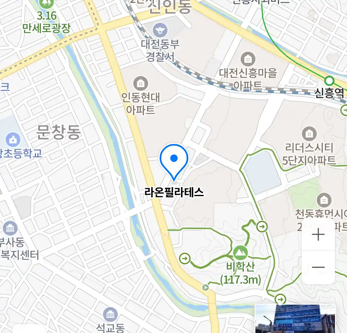 라온필라테스 위치