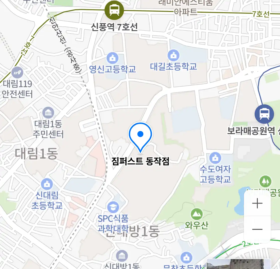 짐퍼스트 동작점 위치