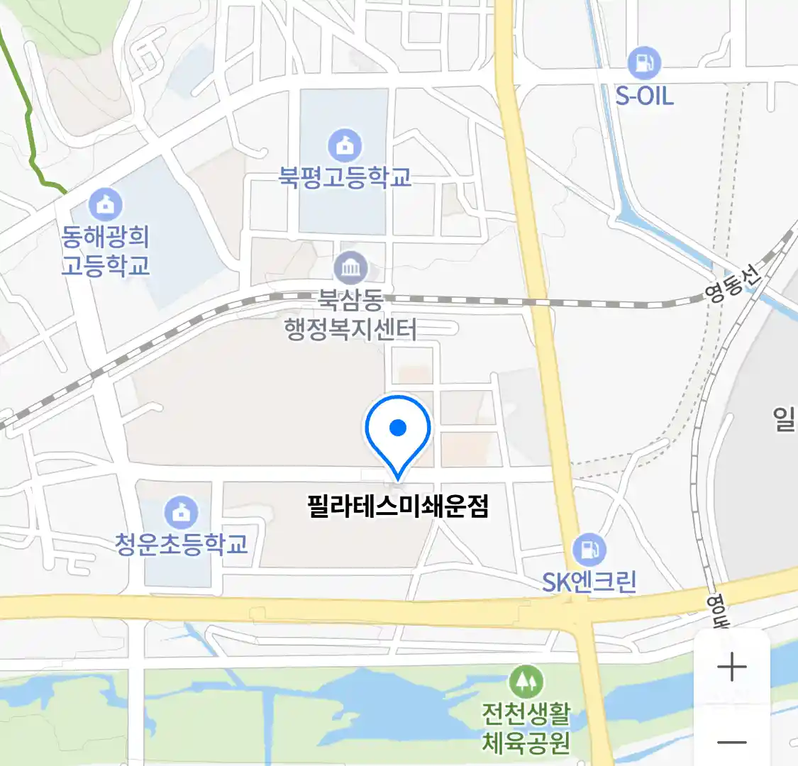 필라테스미쇄운점 위치