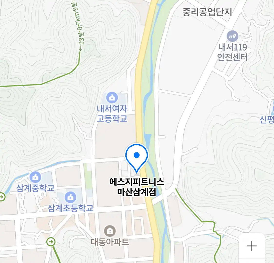 에스지피트니스 마산삼계점 위치