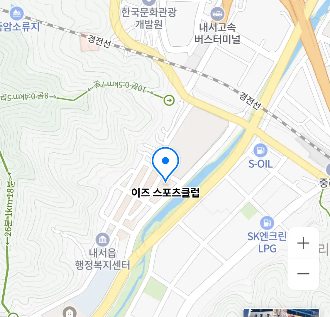 이즈 스포츠클럽 위치