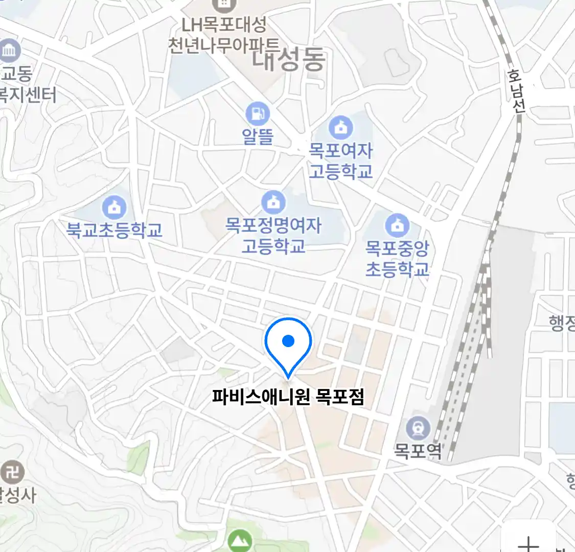 파비스애니원 목포점 위치
