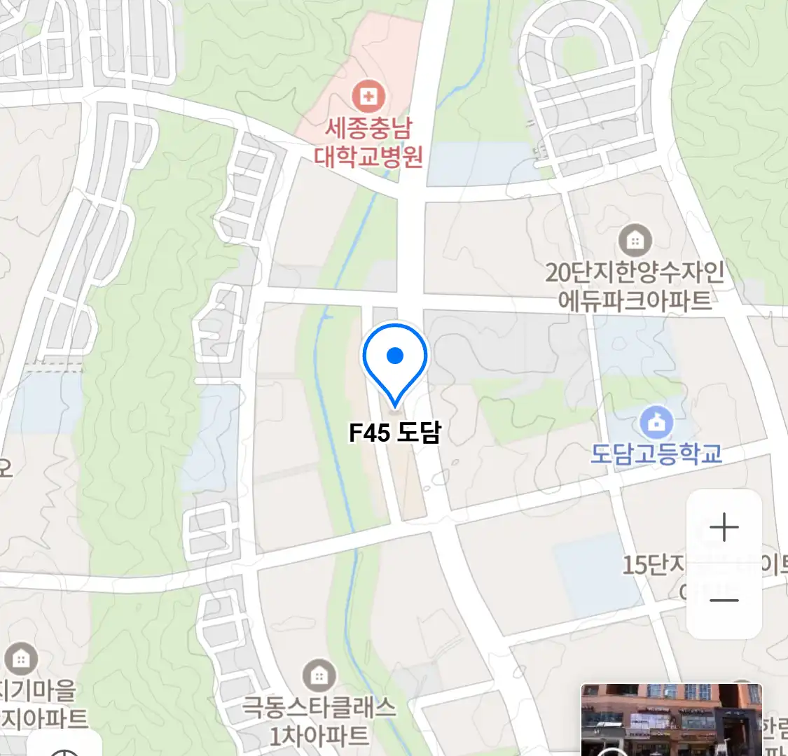 F45 도담 위치