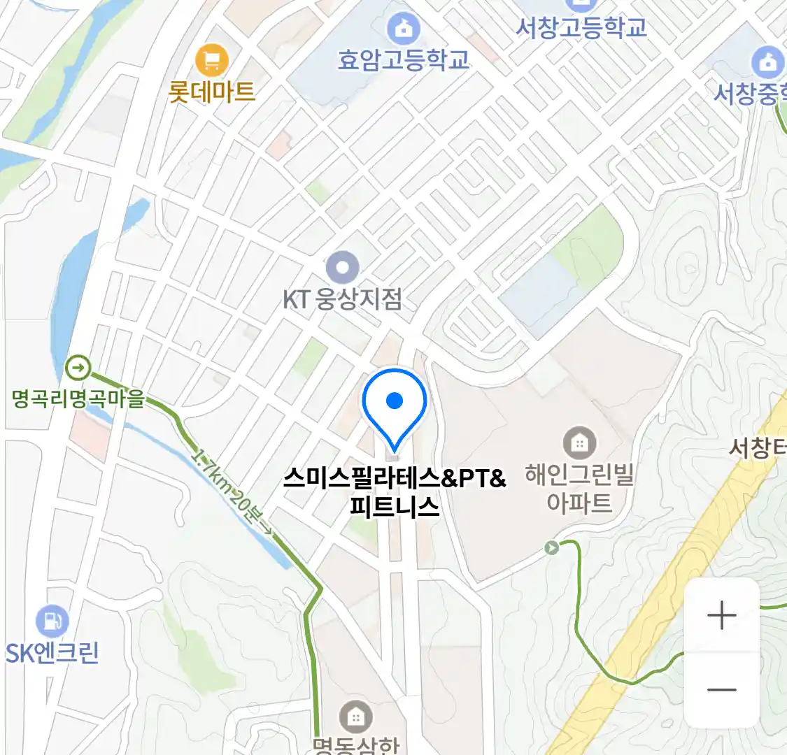 스미스필라테스&PT&피트니스 위치