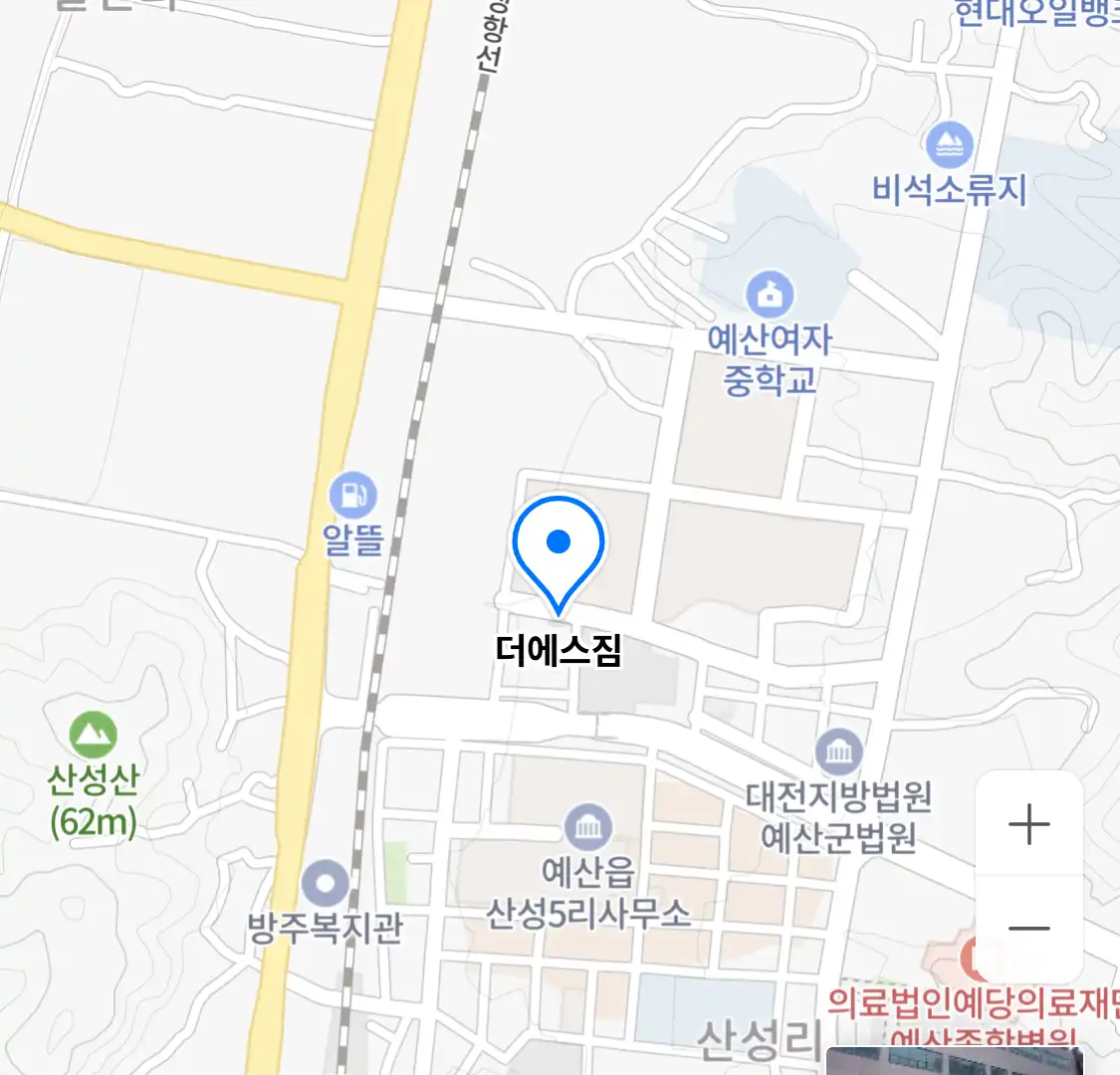 더에스짐 위치