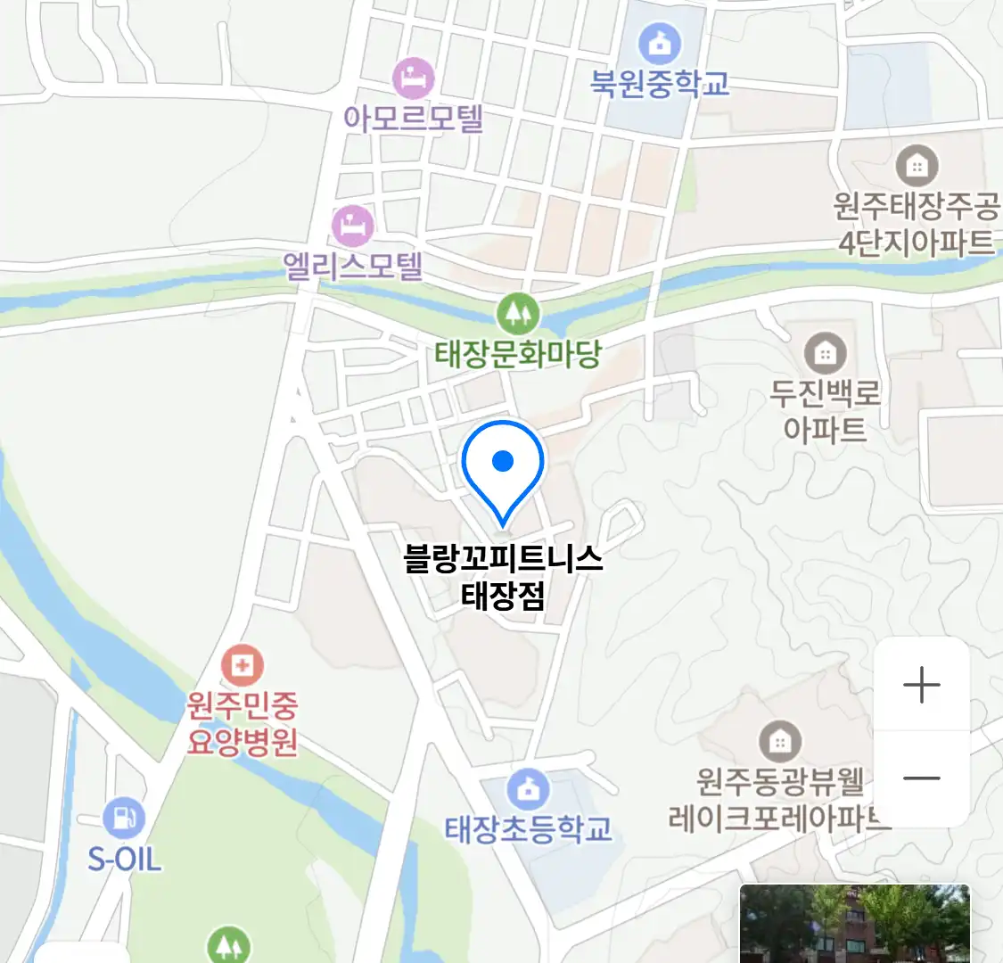 블랑꼬피트니스 태장점 위치