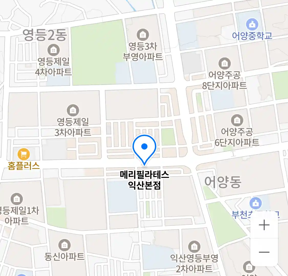 메리필라테스 익산본점 지도